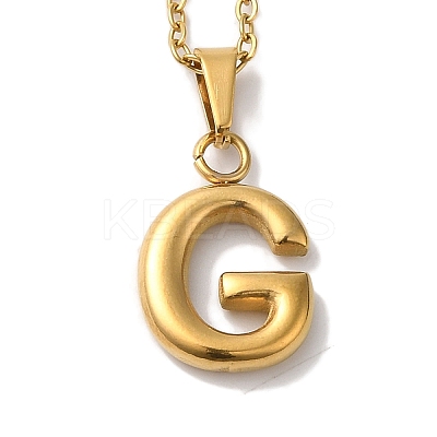 PVD Vacuum Plating 201 Stainless Steel Necklaces NJEW-H033-01G-G-1