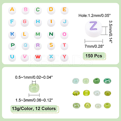 DIY Beads Jewelry Making Finding Kit SEED-PH0001-77B-1