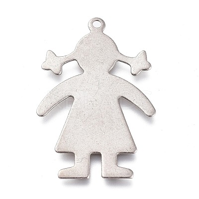 Non-Tarnish 304 Stainless Steel Pendants STAS-H113-09P-1
