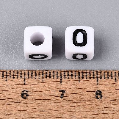 Opaque Acrylic Beads SACR-N020-04A-O-1