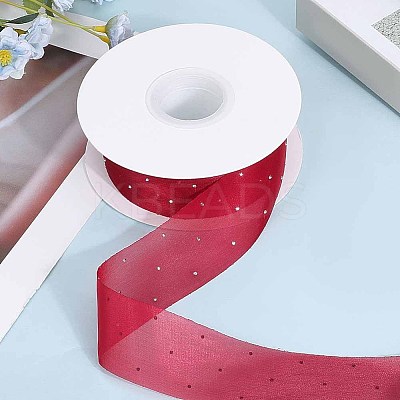 Rayon Rhinestones Ribbon OCOR-WH20050-012D-1