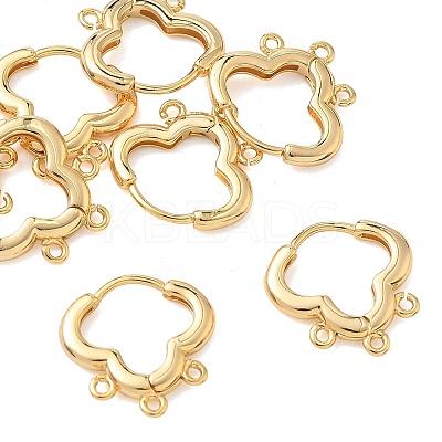 SHEGRACE Brass Hoop Earrings Findings XGR0156G-93G-1