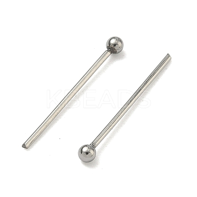 Tarnish Resistant 304 Stainless Steel Ball Head pins STAS-M010-18mm-01-1