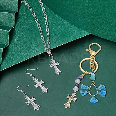 20Pcs 2 Colors Alloy Crystal Rhinestone Pendants FIND-AR0003-91-1