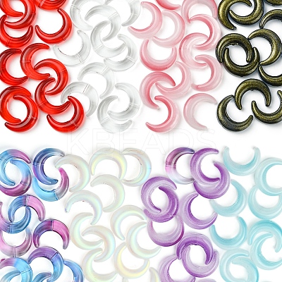 20Pcs Gradient Color Handmade Lampwork Beads LAMP-FS0001-18C-1
