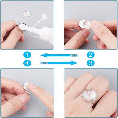DIY Jewelry Finger Ring Making Kits DIY-FH0001-24-1