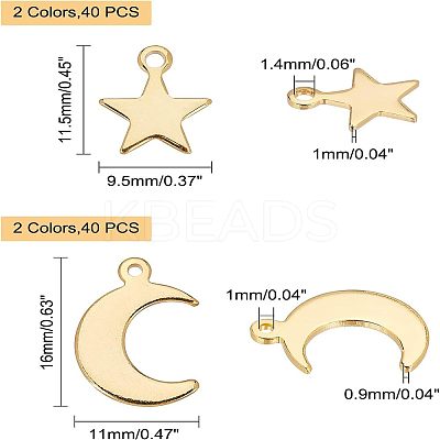 304 Stainless Steel Charms STAS-UN0016-61-1
