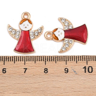 Alloy Enamel Pendants FIND-I065-03B-KCG02-1
