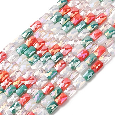 Electroplate Glass Beads Strands EGLA-D300-05-16-1