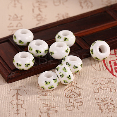 Handmade European Porcelain Beads PORC-TAC0001-03-08-1