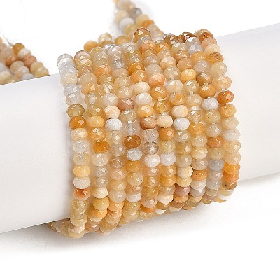 Natural White Jade Beads Strands G-Z069-01M-1