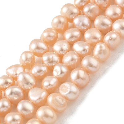 Natural Cultured Freshwater Pearl Beads Strands PEAR-A006-05-X-1