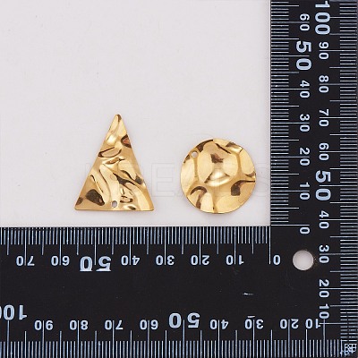 30Pcs 6 Style 304 Stainless Steel Pendant STAS-SZ0002-70G-1
