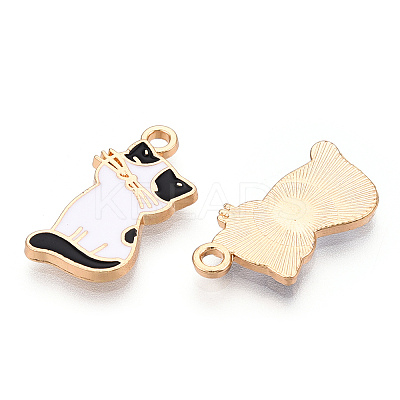 Alloy Enamel Pendants X-PALLOY-N170-030A-NR-1