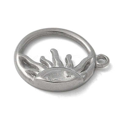 304 Stainless Steel Pendants STAS-L277-02C-P-1