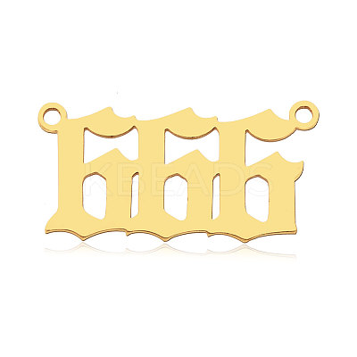 Ion Plating(IP) 201 Stainless Steel Pendants STAS-N090-LA866-6LG-1