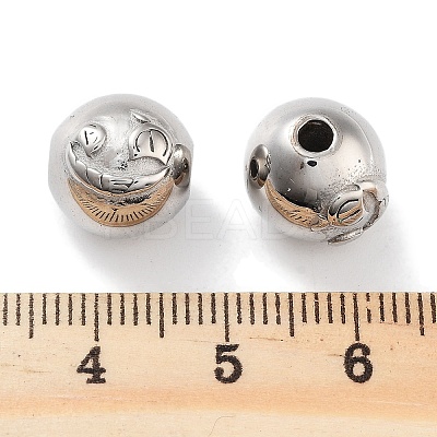 Non-Tarnish 304 Stainless Steel Beads STAS-M057-22P-1
