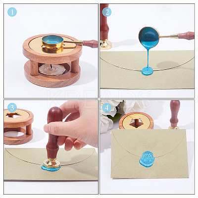 DIY Wax Seal Stamp Kits DIY-CP0003-52N-1