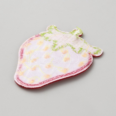 Strawberry Polyester Embroidery Sew on Appliques DIY-WH0671-005F-1