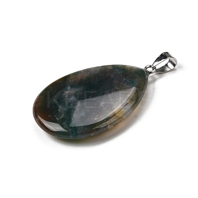 Natural Indian Agate Pendants G-F820-14P-11-1