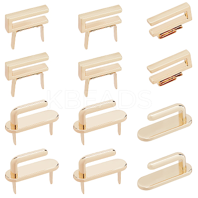 20Pcs 2 Styles Alloy Bag Twist Lock Accessories FIND-WR0001-58-1