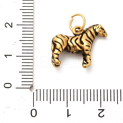 Animal Themes 304 Stainless Steel Enamel Pendants LS-STAS-K304-03C-G-1