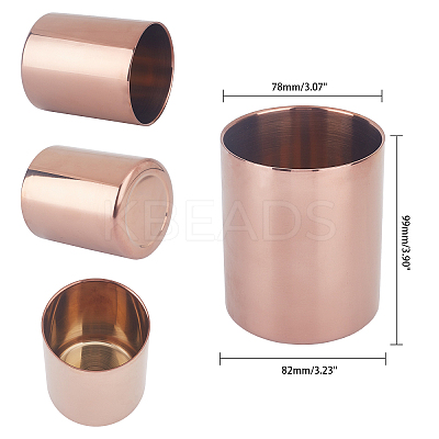 Stainless Steel Candle Cups AJEW-WH0155-21A-1