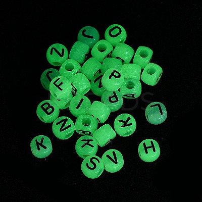 Luminous Transparent Acrylic Beads LACR-282-01B-1
