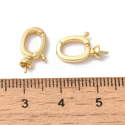 Brass Pendant Bails KK-H483-14G-1