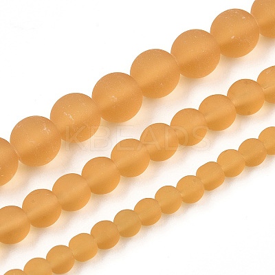 Transparent Glass Beads Strands GLAA-T032-T4mm-MD08-1