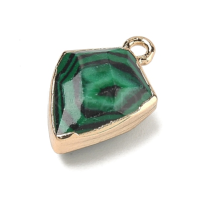 Synthetic Malachite Pendants G-K422-01G-02-1