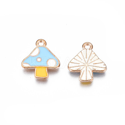 Autumn Theme Alloy Enamel Charms ENAM-S115-143D-1