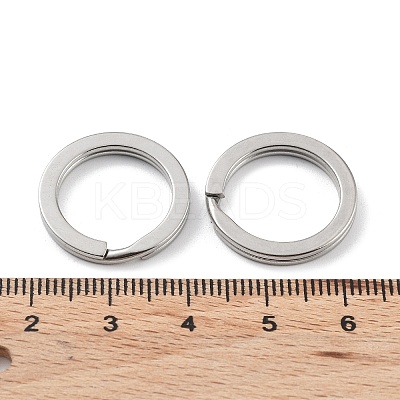 Non-Tarnish 304 Stainless Steel Split Key Rings STAS-Q314-01C-P-1
