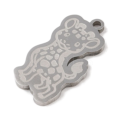 Non-Tarnish 201 Stainless Steel Pendants STAS-C095-18P-1