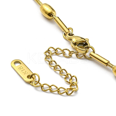 304 Stainless Steel Satellite Chains Double Layer Wrap Bracelet LS-BJEW-K235-02G-1