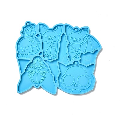 Bat & Skull DIY Pendant Silicone Molds SIMO-H004-17-1