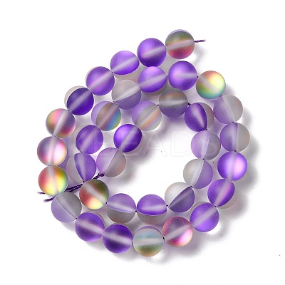 Synthetic Moonstone Beads Strands G-E573-01C-21-1