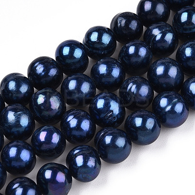 Natural Cultured Freshwater Pearl Beads Strands PEAR-N013-07E-1