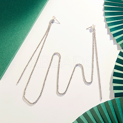 Alloy Dangle Earrings JE768A-1