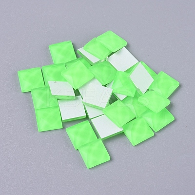 Faceted Glass Cabochons DIY-WH0121-46J-1