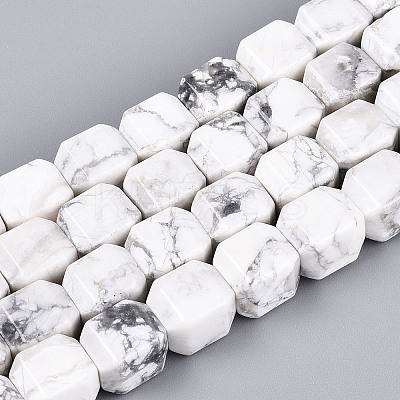 Natural Howlite Beads Strands G-N353-03A-07-1