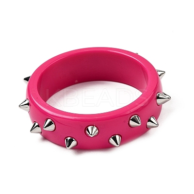 Punk Resin Bangles BJEW-P357-01P-01-1