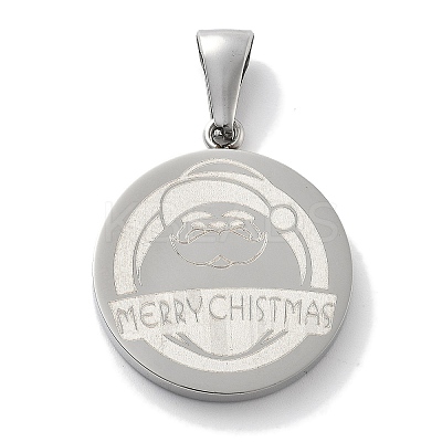 Christmas 304 Stainless Steel Pendants STAS-Z098-47P-1