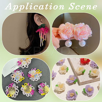 Brass Studs Earring Findings KK-BBC0019-01G-01-1