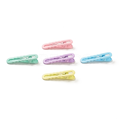 Spray Painted Iron Alligator Hair Clips for Girls PHAR-P007-01-1