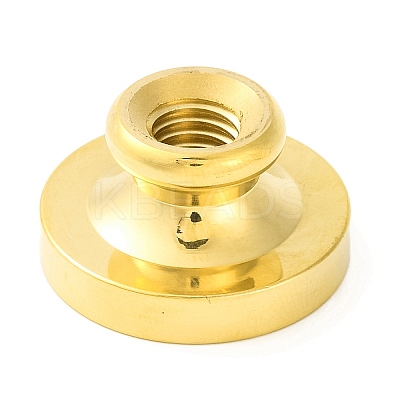 Golden Tone Round Wax Seal Brass Stamp Heads LS-AJEW-Z034-01G-04-1