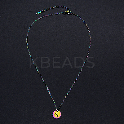 201 Stainless Steel Pendants Necklaces NJEW-S105-JN627-9-1