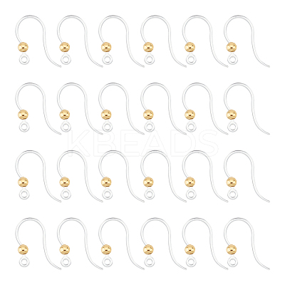 80Pcs Eco-Friendly Plastic Earring Hooks STAS-UN0054-49-1