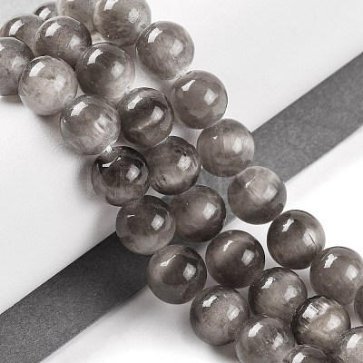 Natural Selenite Beads Strands G-C142-01B-1