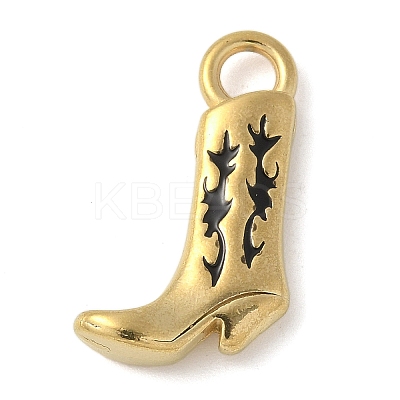 304 Stainless Steel Enamel Pendants STAS-L277-06G-02-1